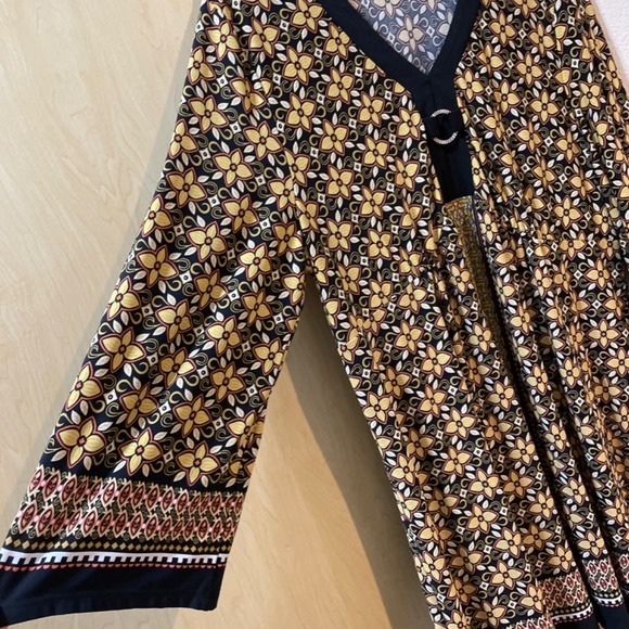 Women XL Gorgeous Boho 60’s inspired Pullover Dress - Picture 2 of 6